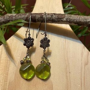 Vintage Green earrings